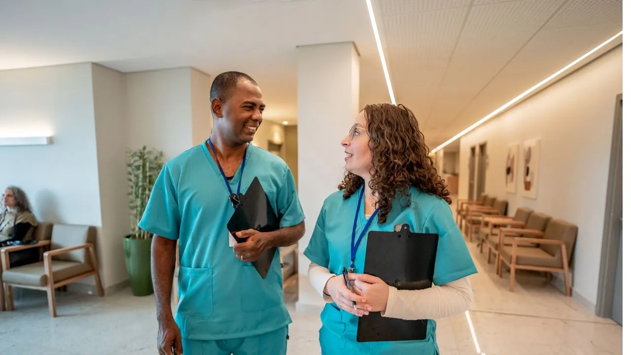 PRN nurses in a shift change report